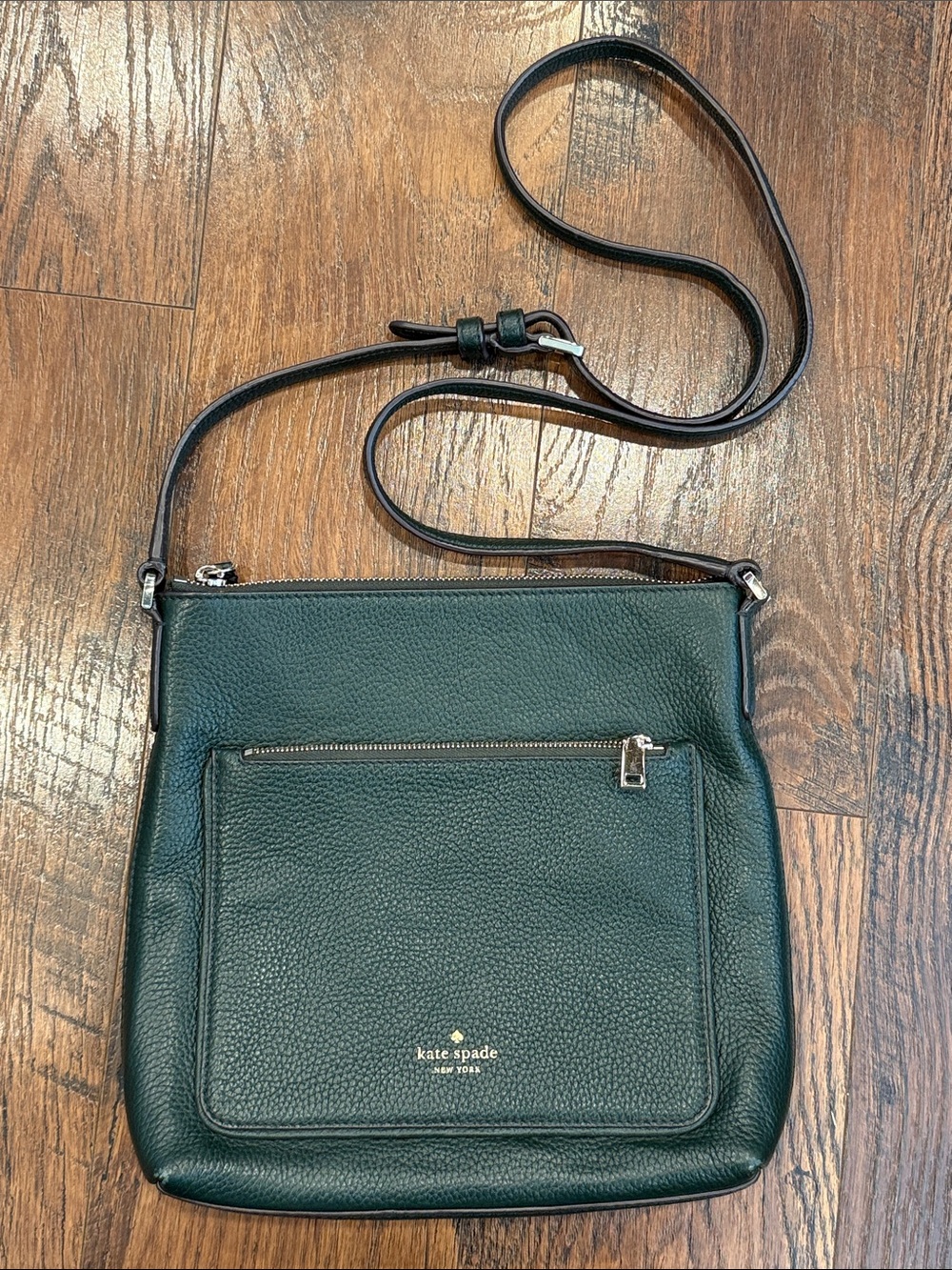 Kate Spade Green Leather Crossbody Bag